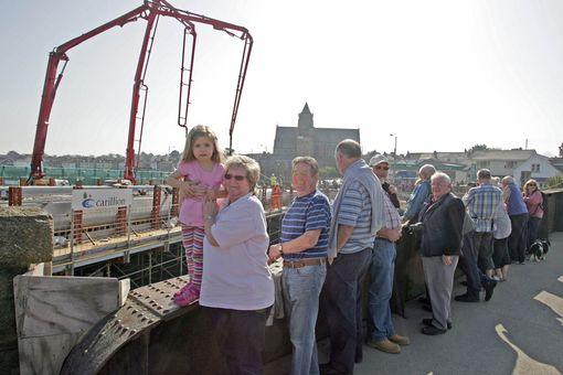 Hundreds of people from all over Cornwall travelled to Hayle to watch a major step forward in the development of the town